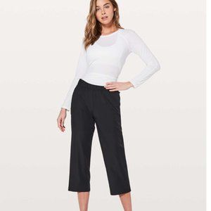 lululemon athletica next move Black Cropped Pants